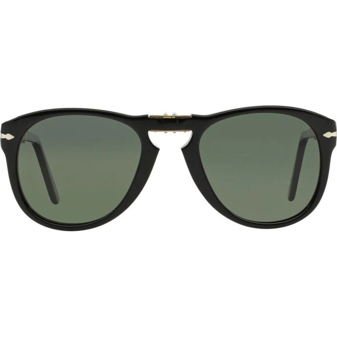 Persol Lunettes de Soleil PO 0714 Folding Polarisées Noir Vert