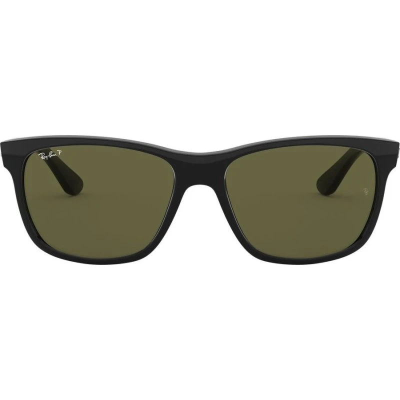 Ray-Ban RB 4181 Lunettes de Soleil Carrées Polarisées Noir