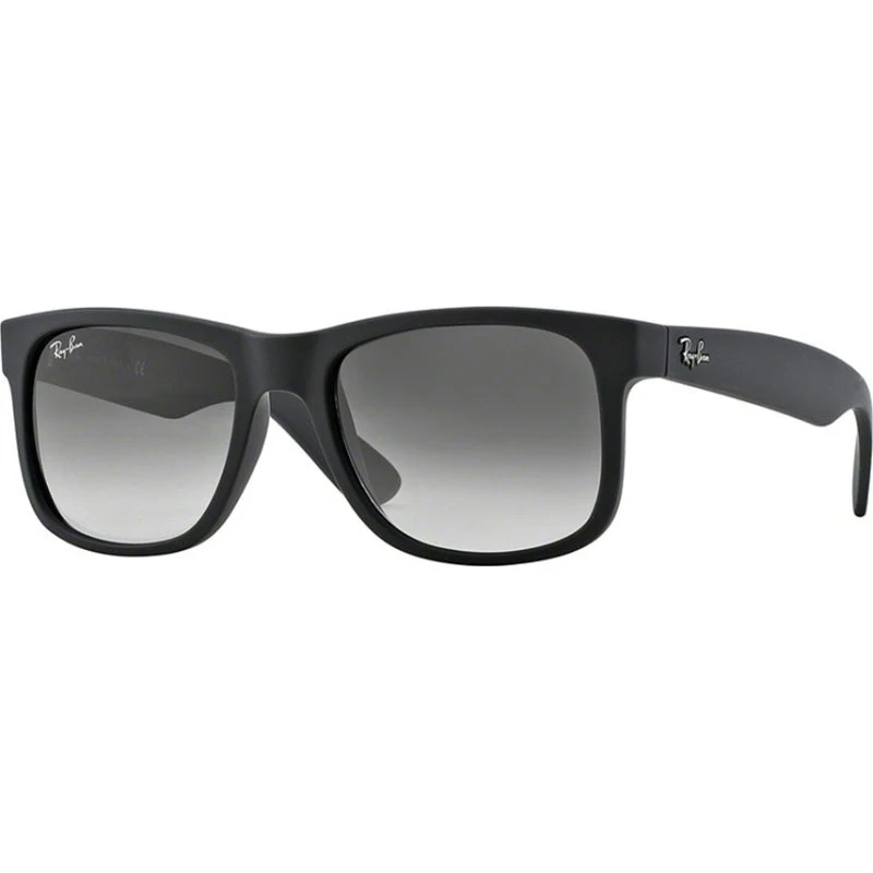 Ray-Ban RB4165 Justin 601/8G - Lunettes de Soleil Carrées Noires