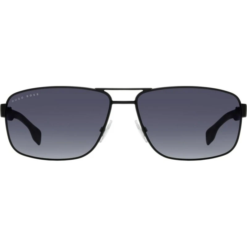Boss 1035/S Lunettes de Soleil Homme Pilote Noir et Gris