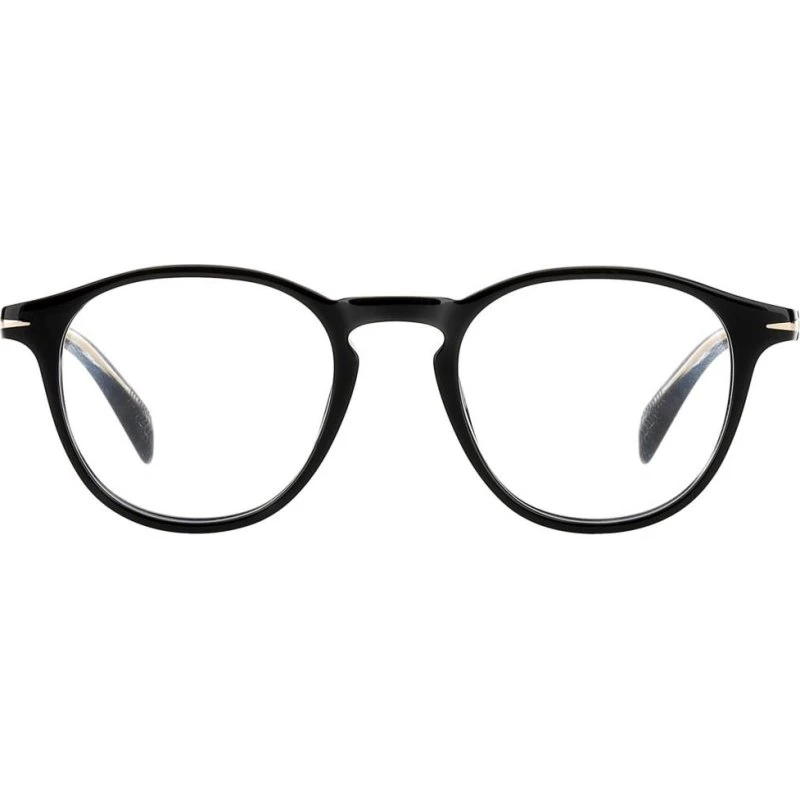 David Beckham DB 1018 Lunettes de Vue Rondes Homme - Noir