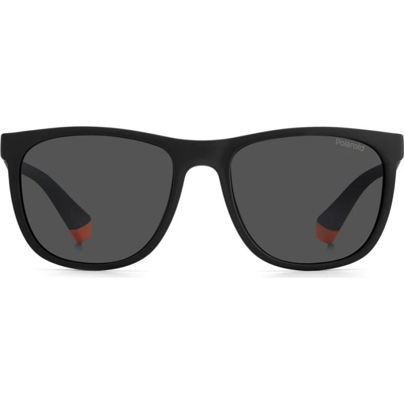 Polaroid Junior PLD 8049/S Lunettes de Soleil Carrées Noires