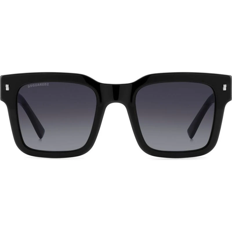 Dsquared2 Icon 0010/S Lunettes de Soleil Homme Carrées Noires