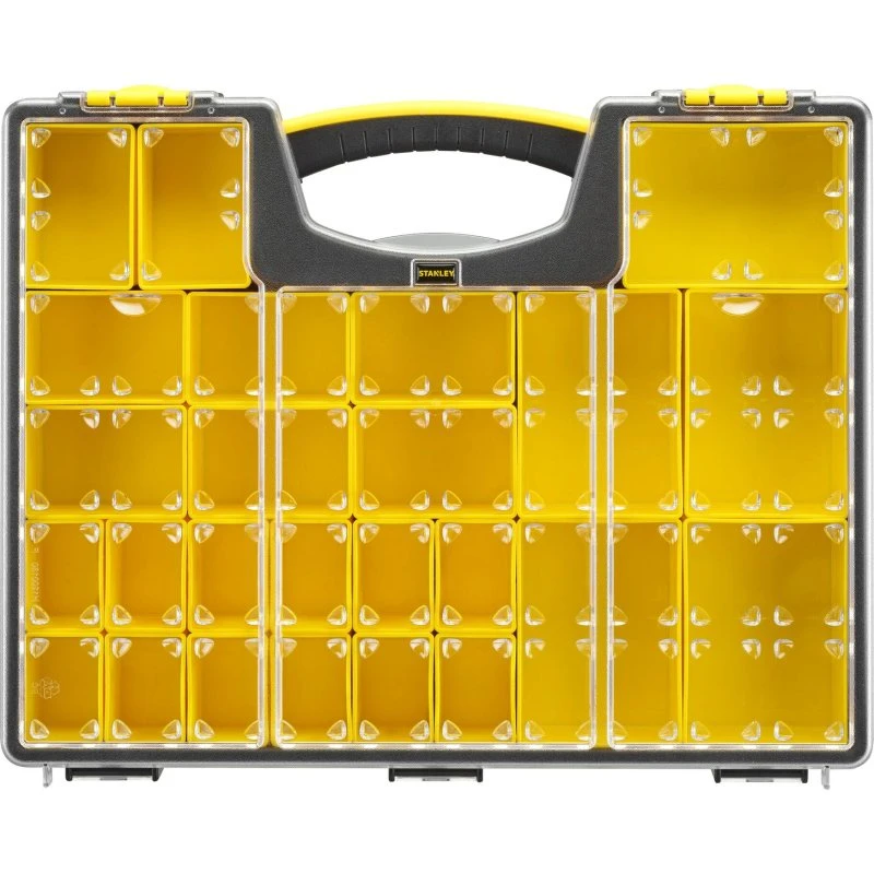 STANLEY Organiseur Pro 25 Compartiments Jaune