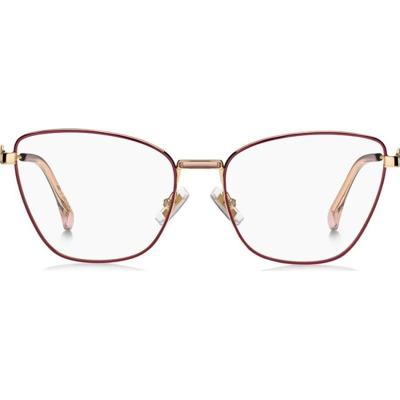 Etro 0023 Lunettes de Vue Femme Papillon Rouge en Acier