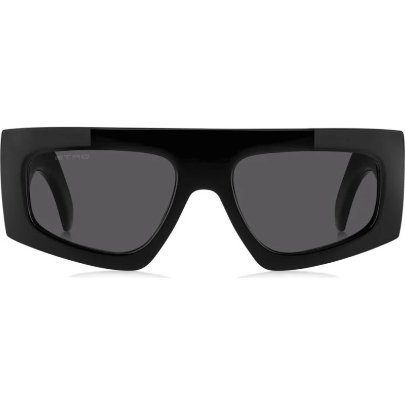 Etro Lunettes de Soleil Etro 0032/G/S Carrées Noires et Grises