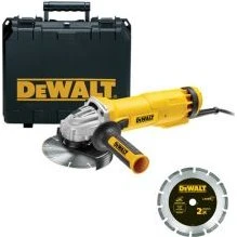 DEWALT Meuleuse 125mm 1200W + Coffret + Disque Diamant