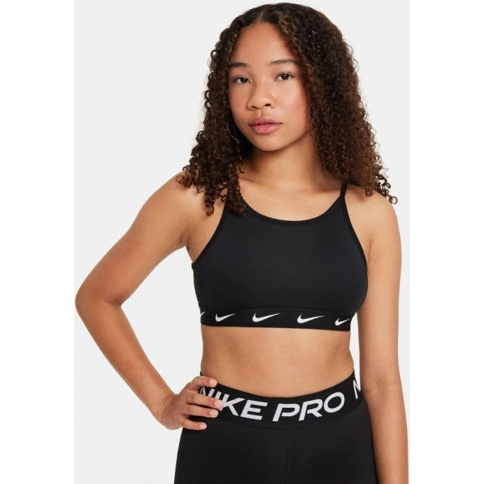 Nike Brassière de Sport Dri-FIT One Junior - Noir - Taille M