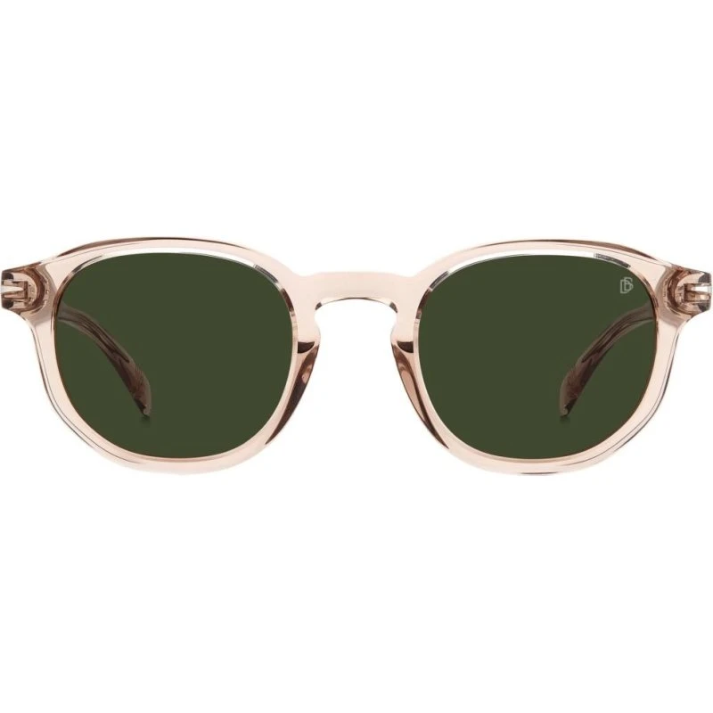 David Beckham DB 1007/S Lunettes de Soleil Rondes Rose et Vertes