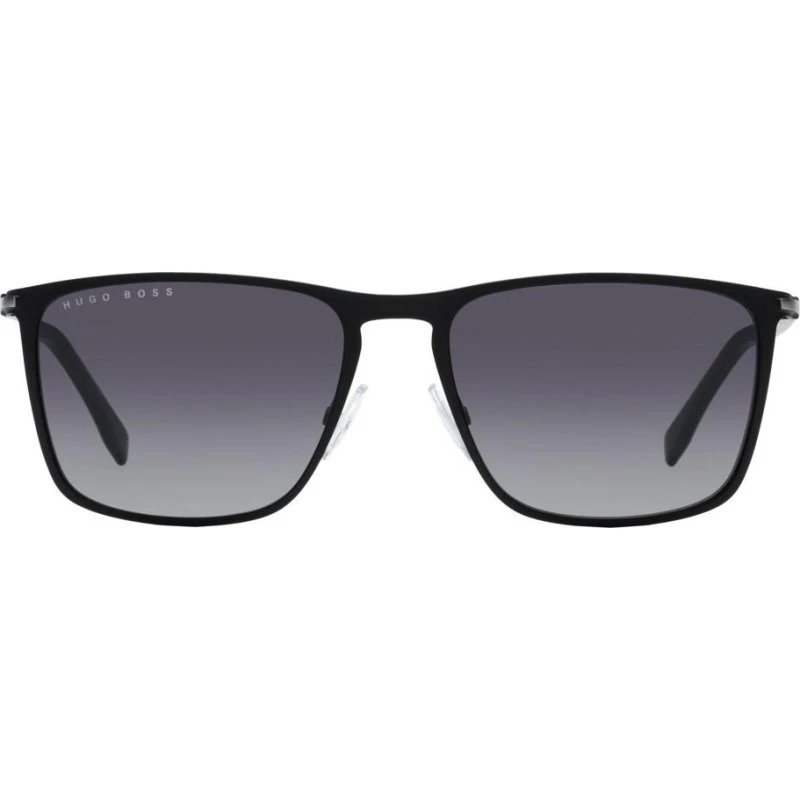 Boss 1004/S/IT Lunettes de Soleil Homme Géométriques Noires et Grises