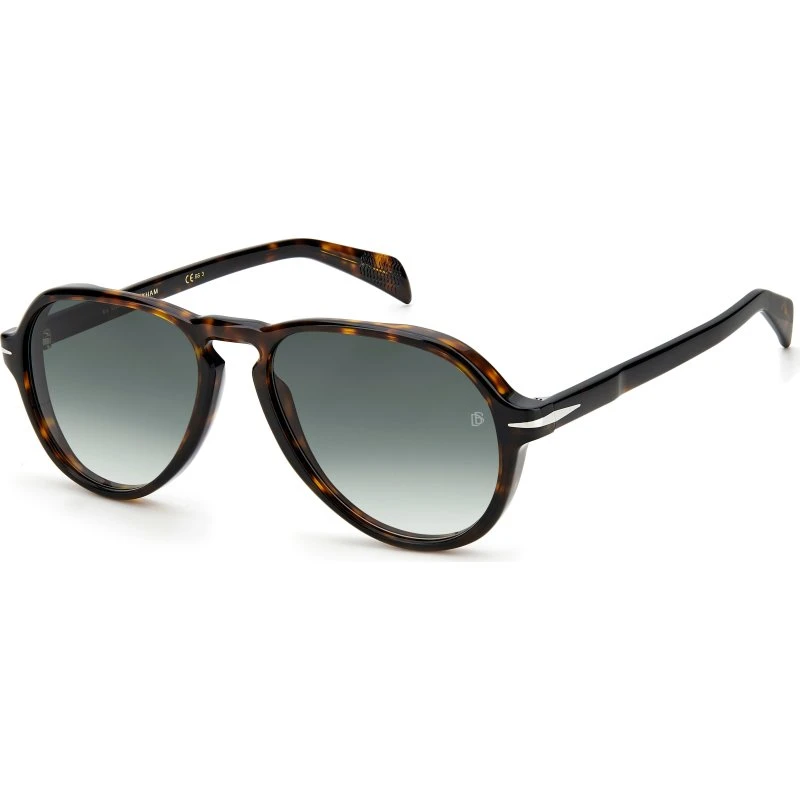 David Beckham DB 7079/S Lunettes de Soleil Pilote Havane