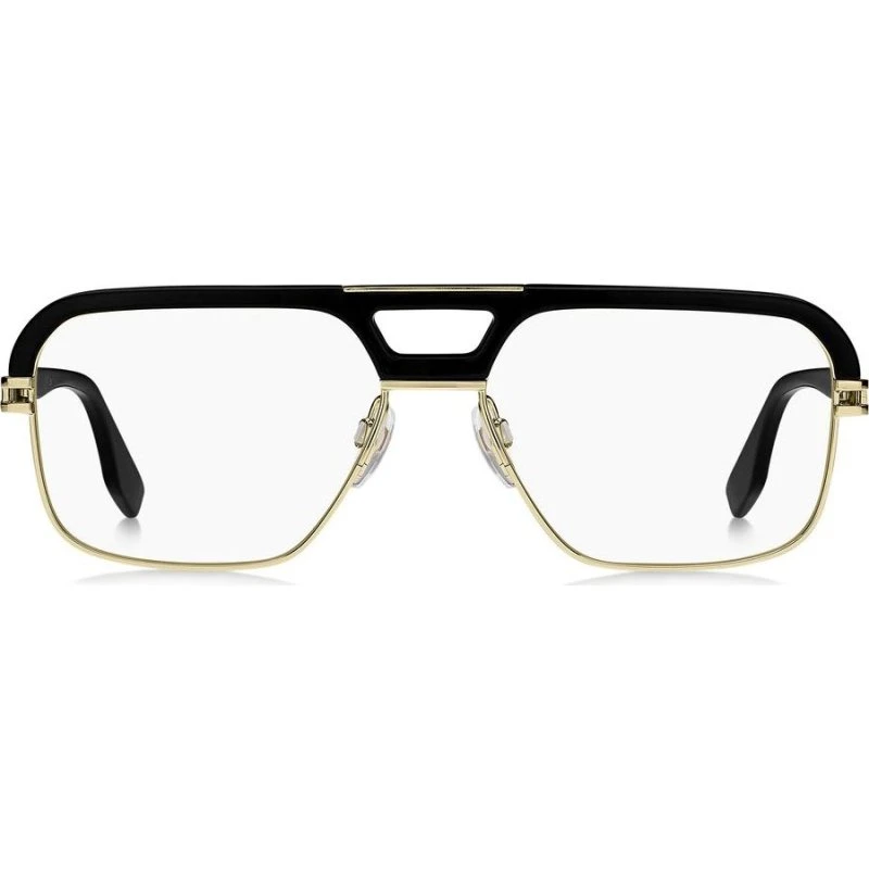 Marc Jacobs Marc 677 Lunettes de Vue Carrées Homme Doré/Noir