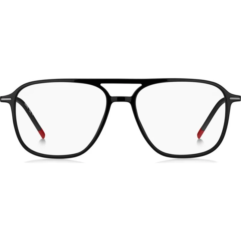 Hugo Boss HG 1232 Lunettes de Vue Homme - Acétate Noir Carré