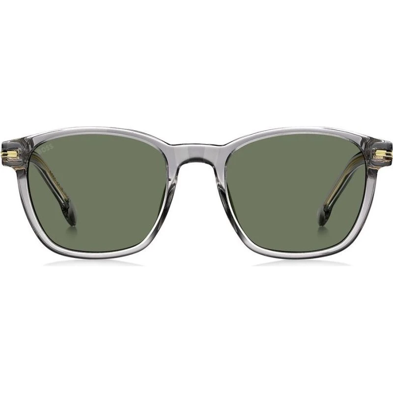 Boss 1505/S Lunettes de Soleil Homme Carrées Vertes 52mm