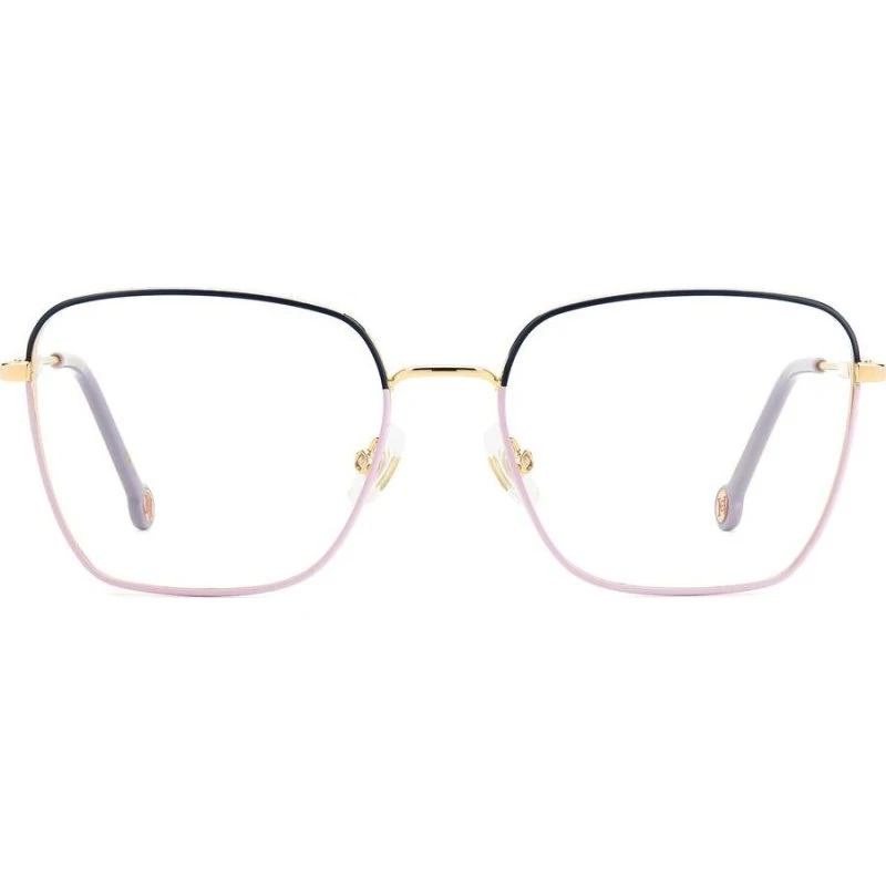 Carolina Herrera Lunettes de Vue HER 0162 Carrées Bleu Or