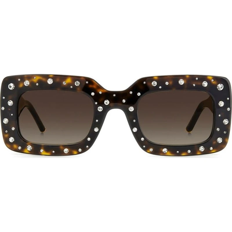 Carolina Herrera HER 0131/S Lunettes de Soleil Carrées Havana