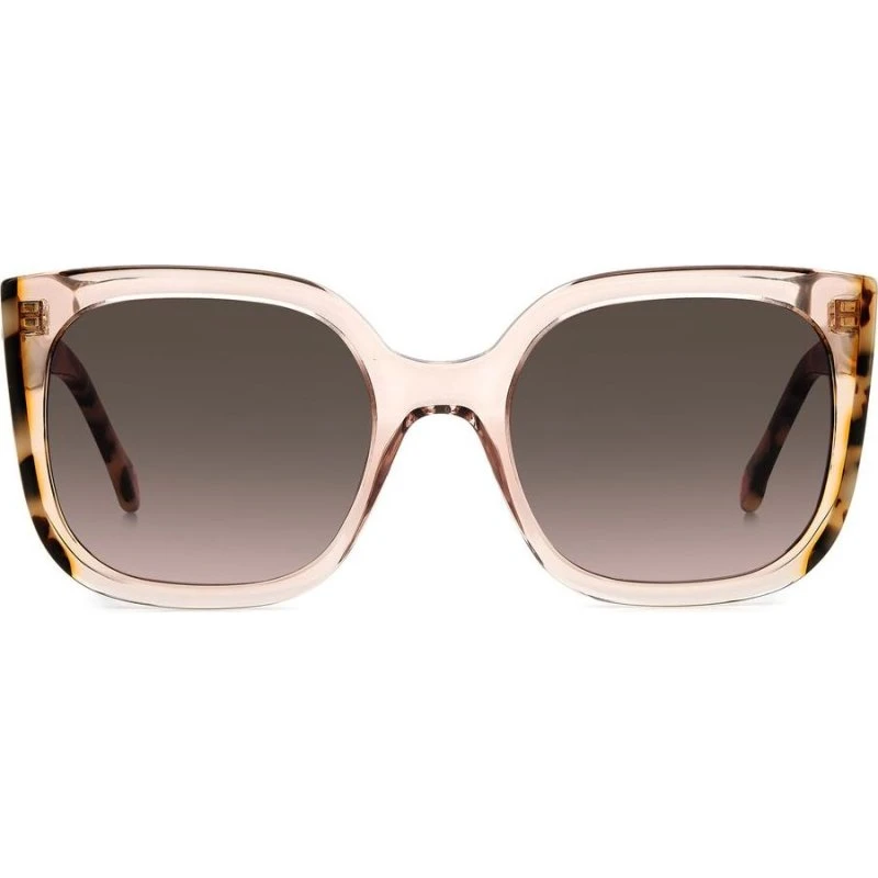 Carolina Herrera HER 0128/S Lunettes de Soleil Carrées Havana