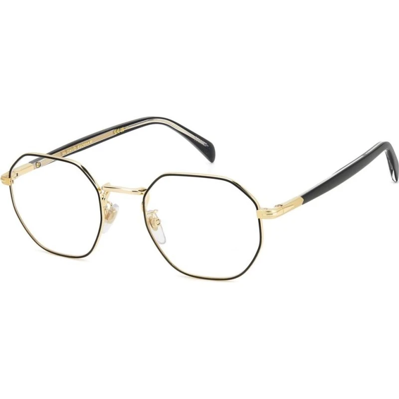 David Beckham DB 1133 Lunettes de Vue Homme Carrées Dorées