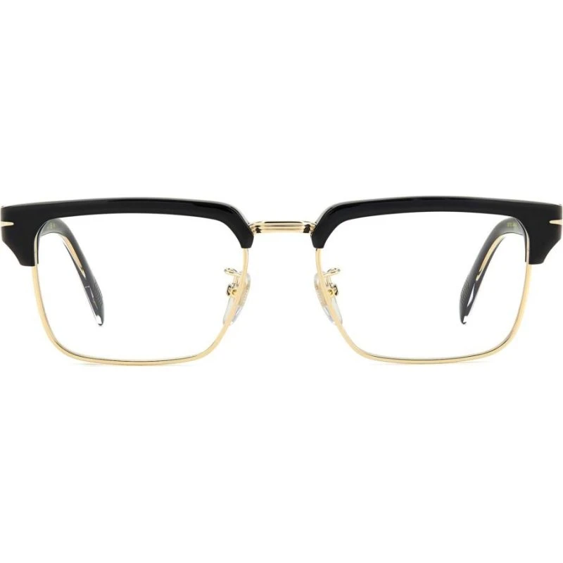 David Beckham DB 7112 Lunettes de Vue Homme Géométriques Noir/Or
