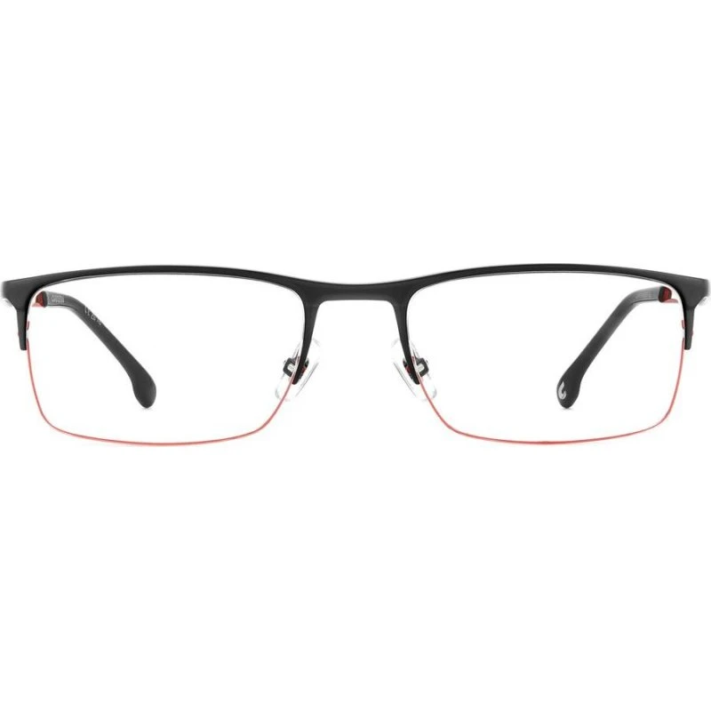 Carrera 8899 Lunettes de Vue Homme Géométriques Noir Mat/Rouge