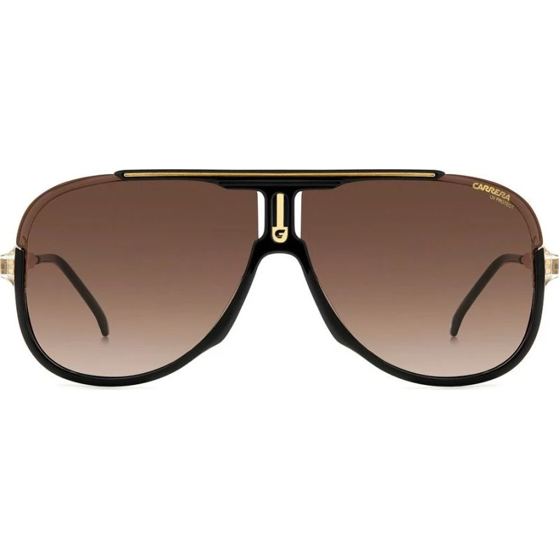 Carrera 1059/S Lunettes de Soleil Aviateur Homme Noir et Marron