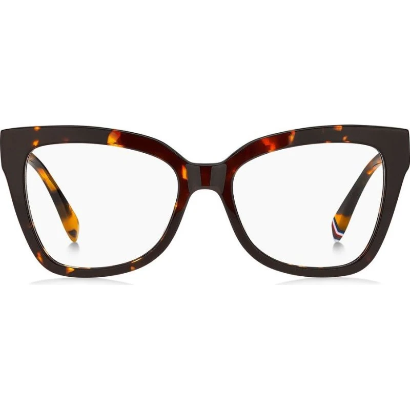 Tommy Hilfiger TH 2053 Lunettes de Vue Femme - Havane Géométrique