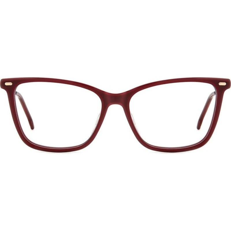 Carrera 3024 Lunettes de Vue Femme Carrées en Acétate Rouge