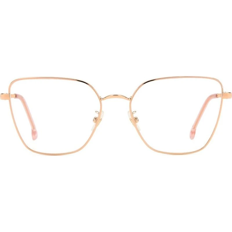 Carrera 3022 Lunettes de Vue Femme Géométriques en Acier Or Rose