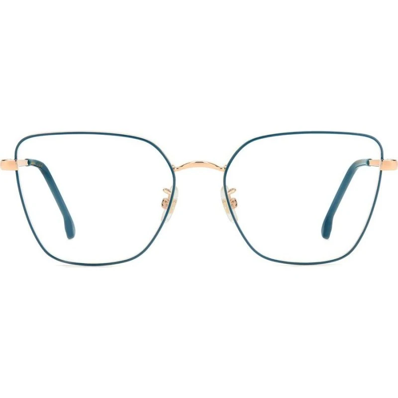 Carrera 3022 Lunettes de Vue Femme Géométriques Bleu Acier
