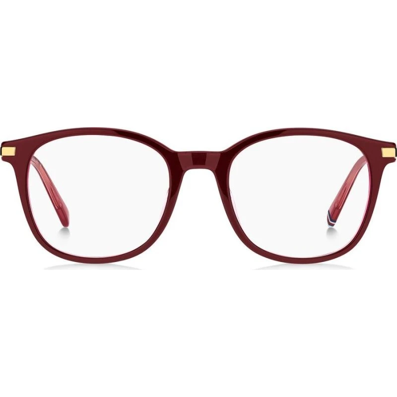 Tommy Hilfiger TH 2050 Lunettes de Vue Femme Bordeaux Pilote