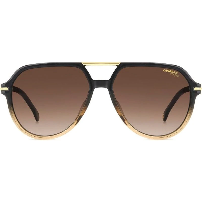 Carrera 315/S Lunettes de Soleil Pilote Homme - Gris/Brun 58mm
