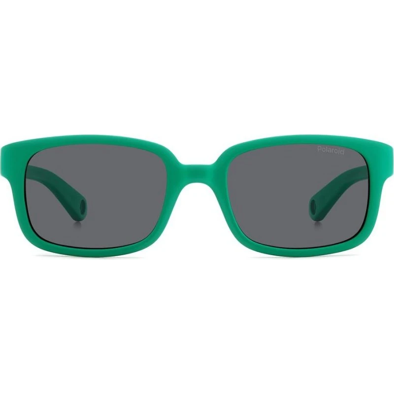 Polaroid Junior PLD K008/S Lunettes de Soleil Enfant Vert et Gris