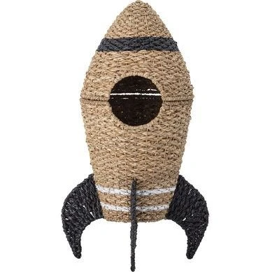 Bloomingville Cosmina Panier avec couvercle Seagrass Nature