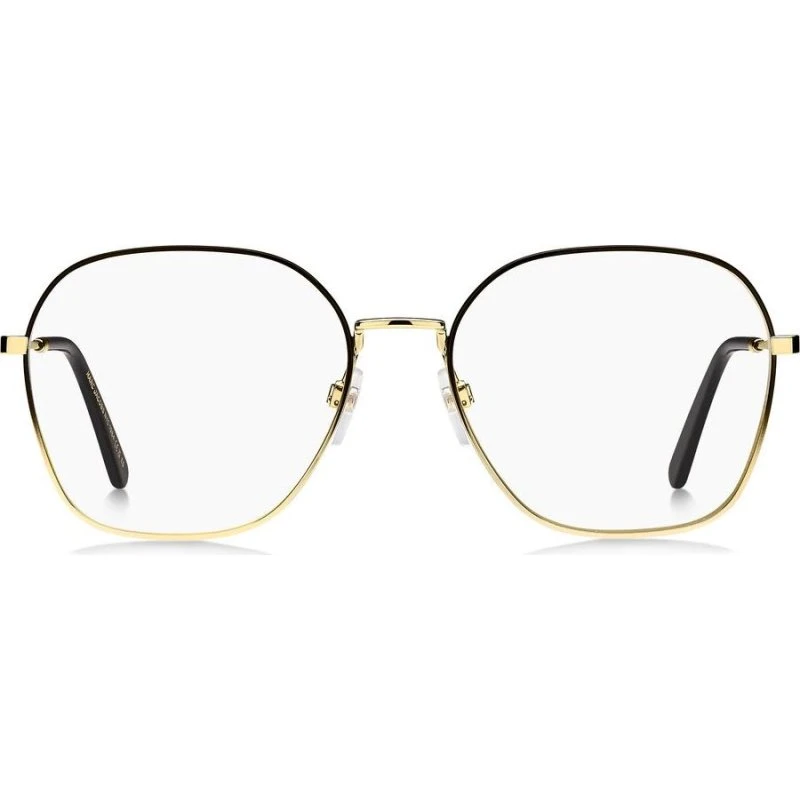 Marc Jacobs Marc 703 Lunettes de Vue Géométriques Noir et Or