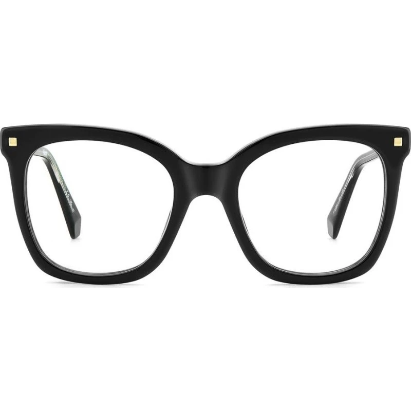 Polaroid PLD D507 Lunettes de Vue Carrées Noires pour Femme