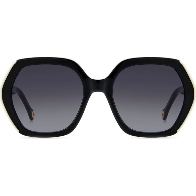 Carolina Herrera HER 0181/S Lunettes de Soleil Géométriques Noires