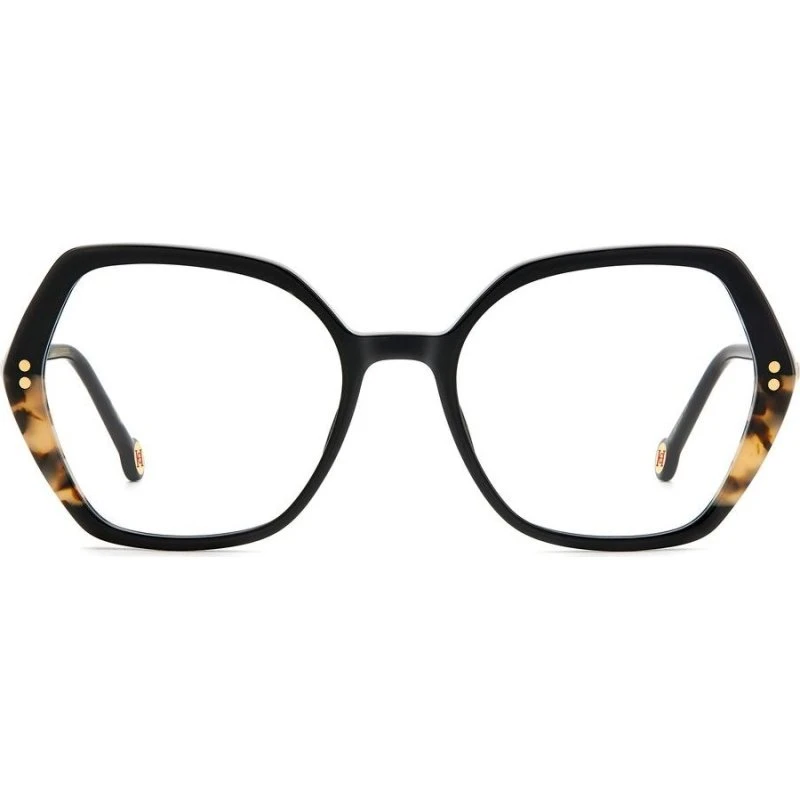 Carolina Herrera HER 0205 Lunettes de Vue Géométriques Noir Havana