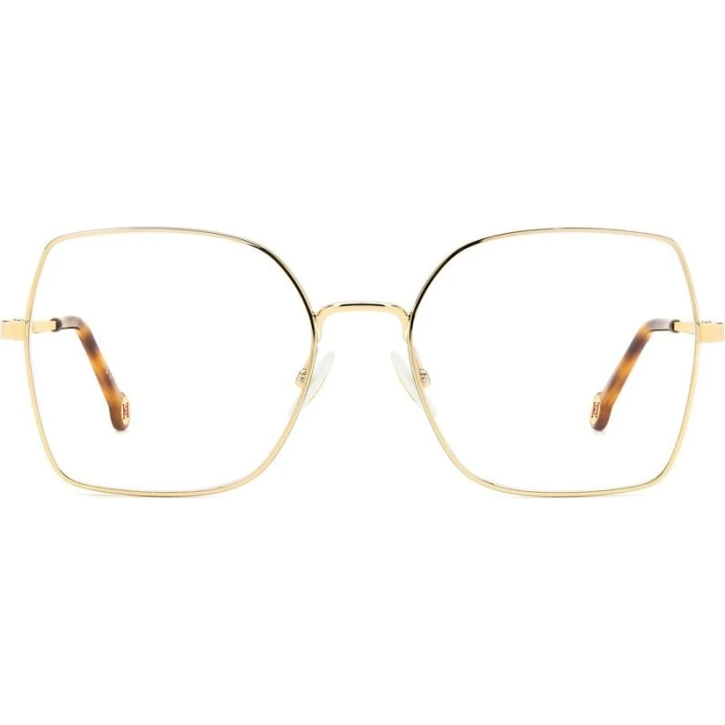 Carolina Herrera HER 0206 Lunettes de Vue Carrées Dorées