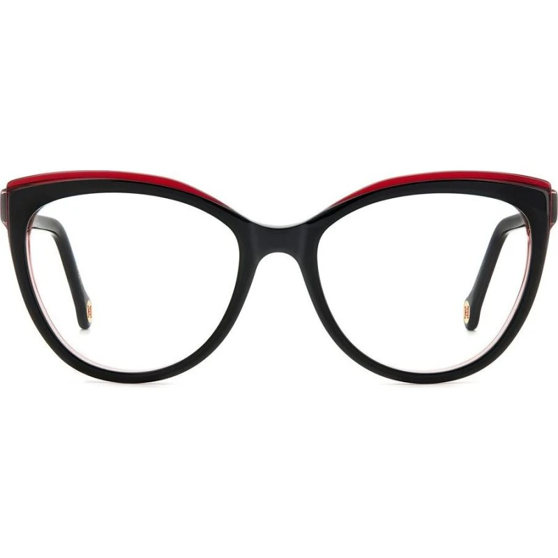 Carolina Herrera HER 0207 Lunettes de Vue Femme Oeil de Chat Noir
