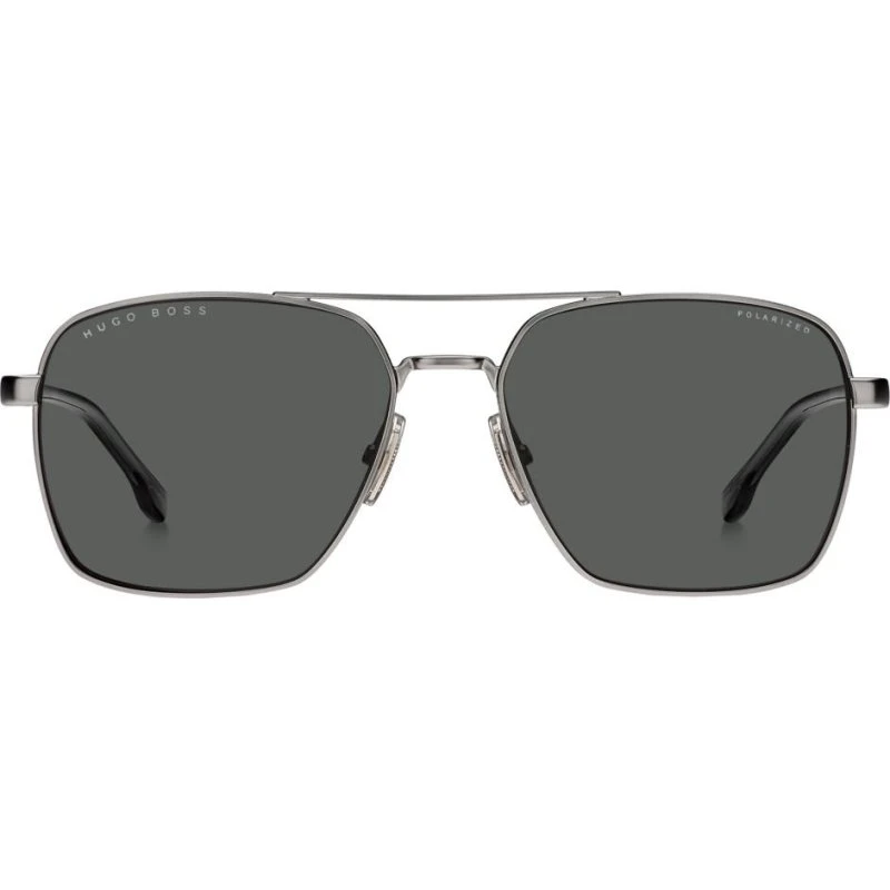 BOSS 1045/S/IT Lunettes de Soleil Pilote Homme Ruthénium Polarisées