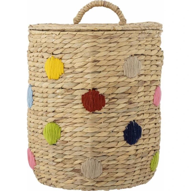 Bloomingville MINI Panier Jooha avec couvercle Nature