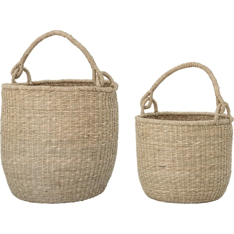 Bloomingville Paniers de Rangement Jonc de Mer Lot de 2