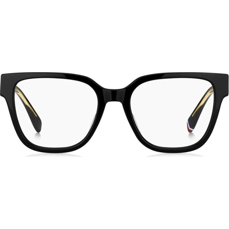 Tommy Hilfiger TH 2102 Lunettes de Vue Femme Carrées Noires