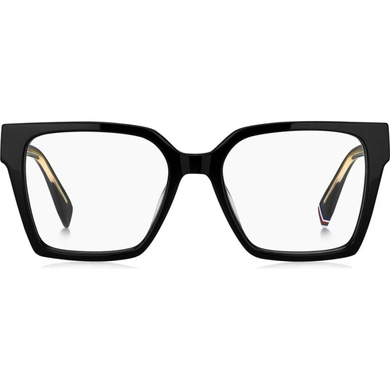 Tommy Hilfiger TH 2103 Lunettes de Vue Femme Carrées Noires