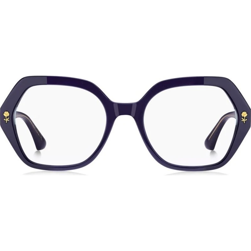 Etro 0012 Lunettes de Vue Femme Bleu Géométrique
