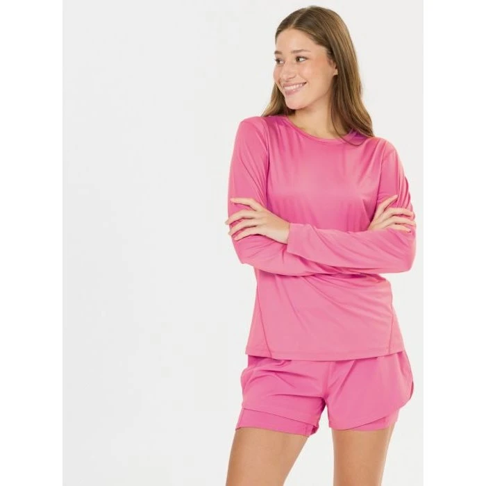 Endurance Maillot manches longues Nan Rose Femme