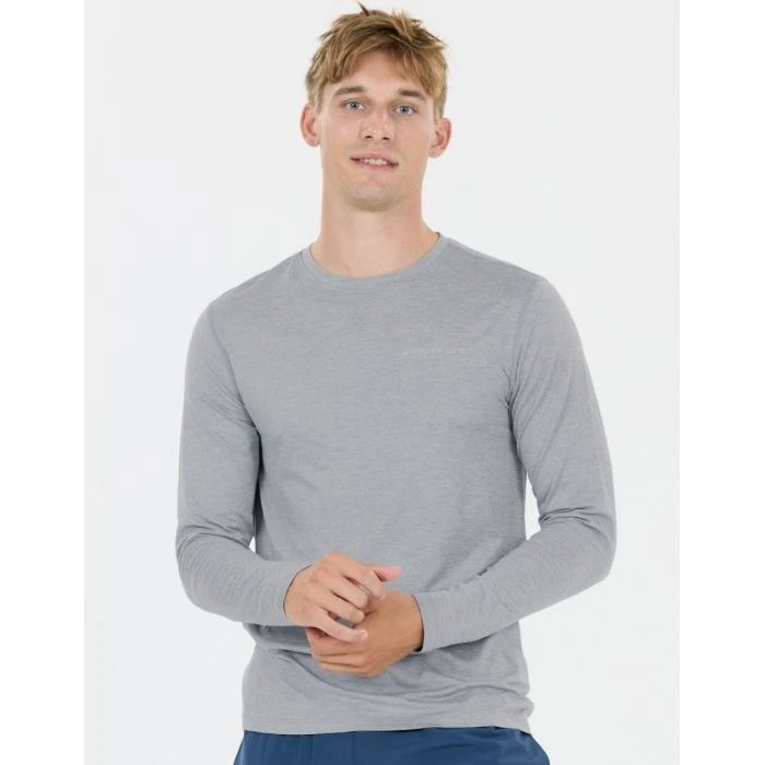 Endurance Abdon Melange - Maillot manches longues Homme Gris