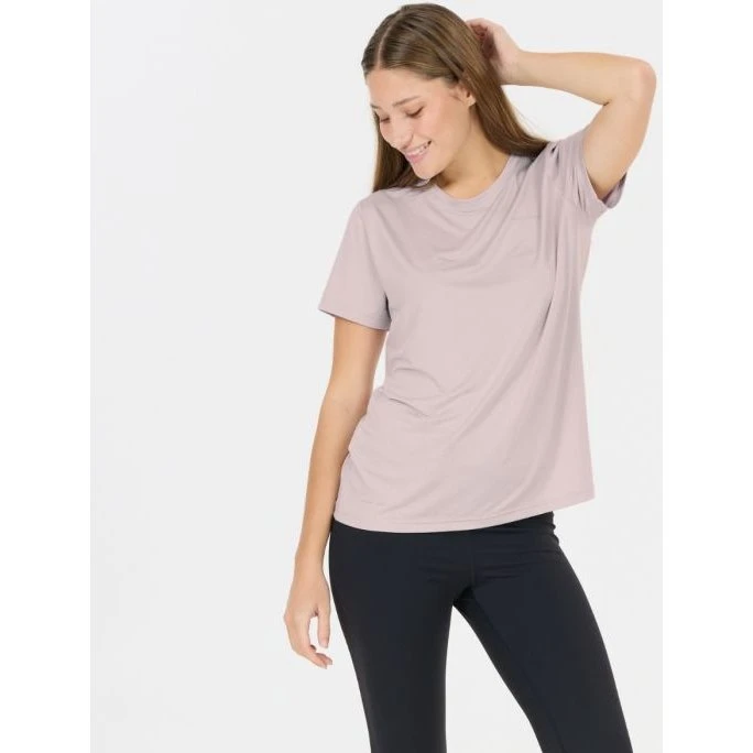 Endurance Yonan Performance V2 SS Tee - Violet - Femme