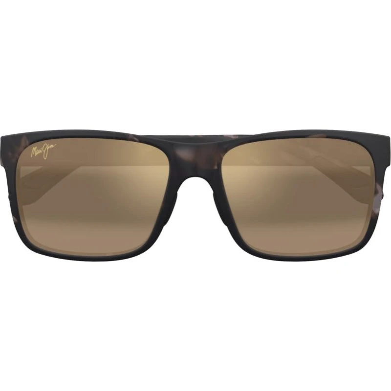 Maui Jim Red Sands MJ0432S Lunettes de Soleil Carrées Havane