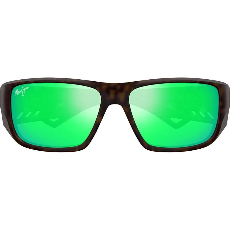 Maui Jim Keha Af MJ0664SA Lunettes de Soleil Homme Havane Vert